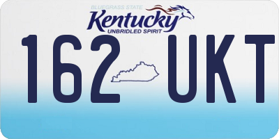 KY license plate 162UKT