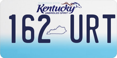 KY license plate 162URT