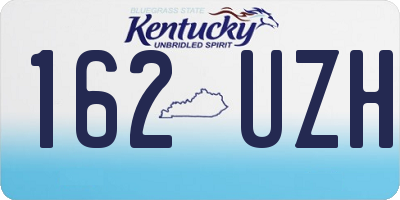 KY license plate 162UZH