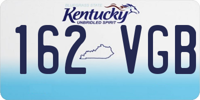 KY license plate 162VGB