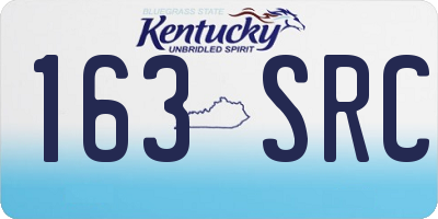 KY license plate 163SRC