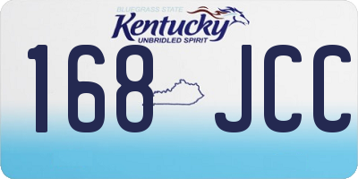 KY license plate 168JCC