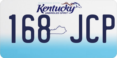 KY license plate 168JCP