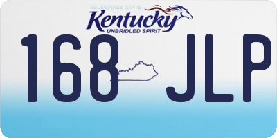 KY license plate 168JLP