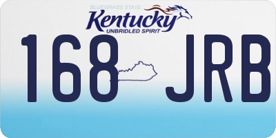 KY license plate 168JRB