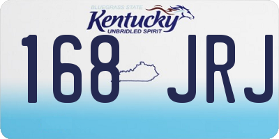KY license plate 168JRJ
