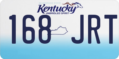 KY license plate 168JRT
