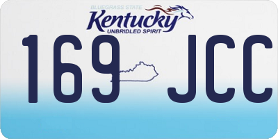 KY license plate 169JCC