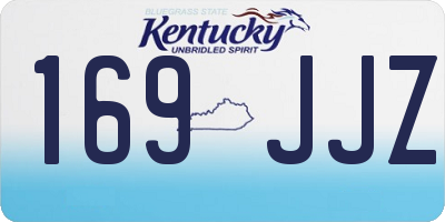 KY license plate 169JJZ