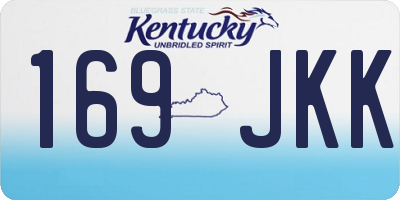 KY license plate 169JKK