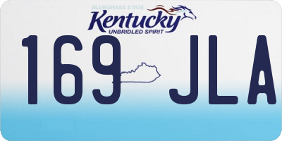 KY license plate 169JLA