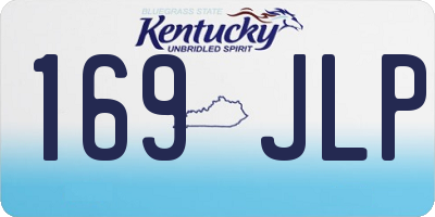 KY license plate 169JLP