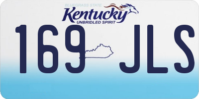KY license plate 169JLS