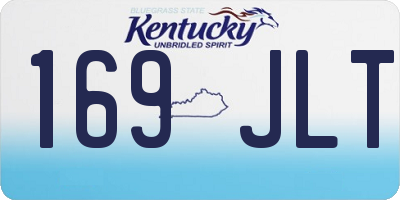 KY license plate 169JLT