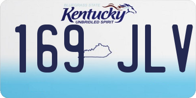 KY license plate 169JLV