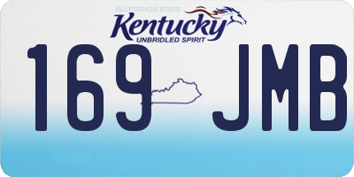 KY license plate 169JMB