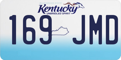 KY license plate 169JMD