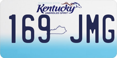 KY license plate 169JMG