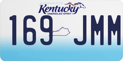 KY license plate 169JMM