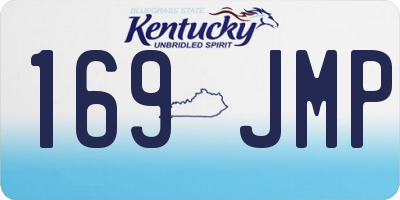 KY license plate 169JMP