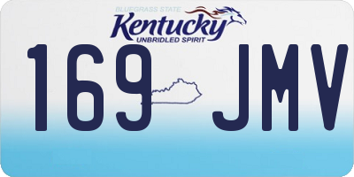 KY license plate 169JMV