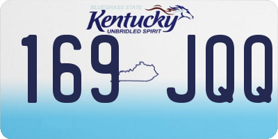 KY license plate 169JQQ
