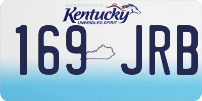 KY license plate 169JRB