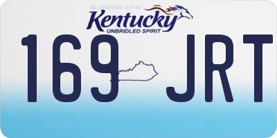 KY license plate 169JRT