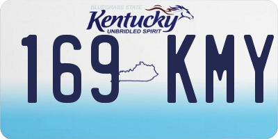 KY license plate 169KMY