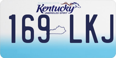 KY license plate 169LKJ