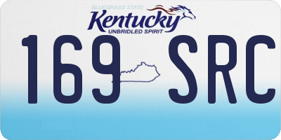 KY license plate 169SRC