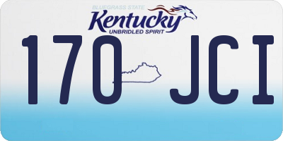 KY license plate 170JCI