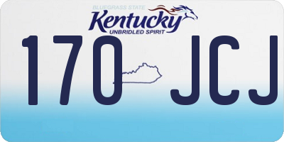 KY license plate 170JCJ