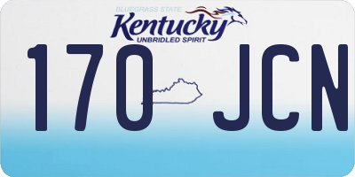 KY license plate 170JCN