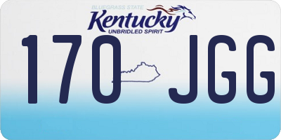 KY license plate 170JGG