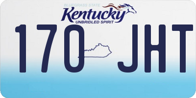 KY license plate 170JHT