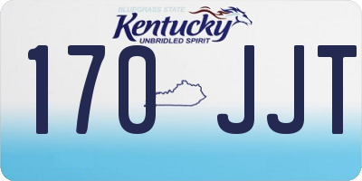 KY license plate 170JJT