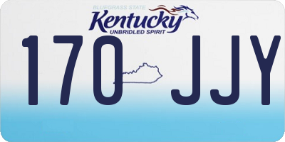 KY license plate 170JJY