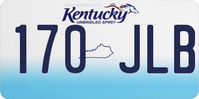 KY license plate 170JLB