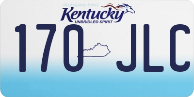 KY license plate 170JLC