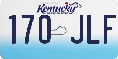 KY license plate 170JLF