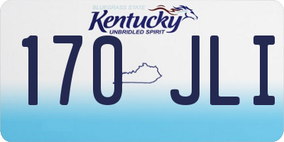 KY license plate 170JLI