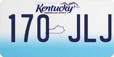 KY license plate 170JLJ