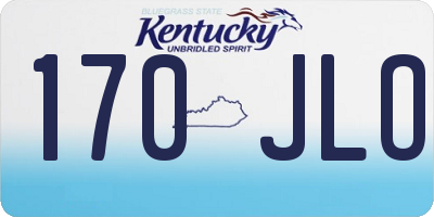 KY license plate 170JLO