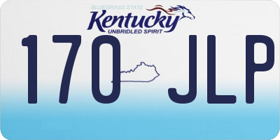 KY license plate 170JLP