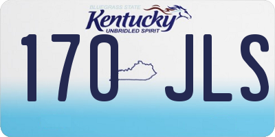 KY license plate 170JLS