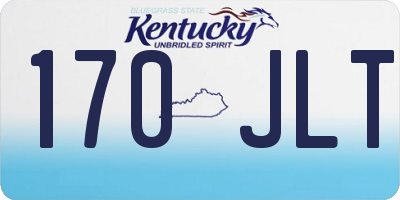 KY license plate 170JLT