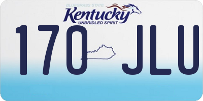 KY license plate 170JLU