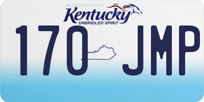 KY license plate 170JMP