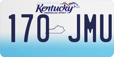 KY license plate 170JMU